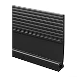 Türbodendichtungsstreifen, winddicht und staubdicht, TPE-Material, Schalldämmung, stark klebend, für verbesserten Türschutz (schwarz)