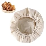 Brotgärkörbchen Stoffeinlage – Brotgärkörbchen Stoffeinlage | Backteigkorbabdeckung | Brottücher zum Gären Abdeckung | Rattan Backen ungebleichte Backtücher Brotkorb Tuch Napki