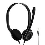 EPOS PC5 Chat Kabelgebundenes Headset für PC – Leichtes On-Ear-Headset, Mikrofon mit Geräuschunterdrückung, Kristallklarer Klang, Bequeme Passform für lange Anrufe, 3,5mm Klinke, für Arbeit & Meeting