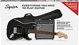 Fender Squier Affinity Strat HSS Pack CFM - mit Frontman 15G Combo Schwarz, Inklusive kostenloser virtueller Kurse auf Fender Play
