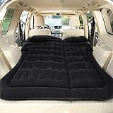 Vinteky Luftmatratze, Aufblasbare Auto Matratze Autobett mit elektrische Luftpumpe und 2 Kissen, Universelles Automatraze für Kofferraum & SUV, Camping/Reisen/Outdoor, 175cm x 130cm, Schwarz