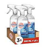 Sagrotan Hygiene-Textilerfrischer Frische Wäsche – Entfernt festsitzende Gerüche & geruchsbildende Bakterien – Für Kleidung & Wohntextilien – 3 x 500 ml
