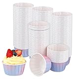 CHUIFAI 200 Stück Mini Muffinförmchen Papier, Fettdicht Cupcake Förmchen Muffins Papierförmchen Einweg Backbecher für Hochzeit Geburtstag Party Candybar Weihnachten