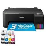 Epson EcoTank ET-1810 A4-Wi-Fi-Tintentankdrucker, mit einem im Lieferumfang enthaltenen Vorrat an Tinten von bis zu 3 Jahren