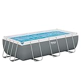 Bestway® Power Steel™ Solo Pool ohne Zubehör 404 x 201 x 100 cm, grau, eckig