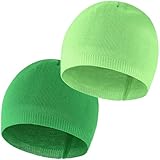 EINSKEY Strickmütze für Herren und Damen, 2er-Pack Allwetter Cuff Beanie Mütze für Skifahren, Laufen, Wandern und Camping