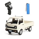 Qusedwey D12 Mini 1/16 2WD RC Auto Simulation Drift Klettern LED Licht On-Road 130 Motor Fit D12 für Kinder Geschenke Spielzeug,1B
