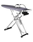 Laurastar S Pure Xtra Bügelsystem, Hygienische Dampf, Eliminiert 99,9% der Bakterien & Viren, Professionelles Bügeleisen, Aktivbügeltisch, Rollenpaare, Abnehmbarer Wassertank