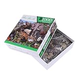 COSMEVIVI 1 Satz 1000 Stück Puzzle spaß The Animal einschlaflicht geschebke The Gabe knobelei The Forest Sauf rätselpuzzel animanimals bescherung rätseln Rätsel
