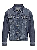 ONLY Girl Jeansjacke Dunkelblaue 158Medium Blue Denim