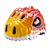 Kinder-Fahrradhelm – -Fahrradhelm, Skateboardhelm für Kinder, gepolsterte Schutzausrüstung, belüftete Sicherheitsschale, verstellbare Riemen, leichte Reitschutzschale