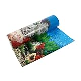 BUGUUYO 1Stk Aufkleber für Aquarien Aquarienhintergrund Koralle Schwebend Panzer Aquarium Dekoration Aquarium rückwand Aquarienbild selber Machen Unterwasserbild Dickfilmpapier