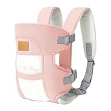 Baby-Brusttrage – 40 x 30 x 5 cm, leichtes Design, gepolsterte Schultern, Babytragevorrichtung, sicheres Tragetuch, reisefreundliche Stützausrüstung für aktive Eltern auf Outdoor-Abenteuern mit