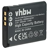 vhbw Akku kompatibel mit Sanyo Xacti VPC-X1240, VPC-GH3, VPC-GH1, VPC-PD1, VPC-SH1, VPC-X1200, VPC-X1220 Kamera (500 mAh, 3,6 V, Li-Ion)