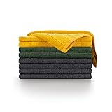 Blumtal 8X Mikrofasertücher Auto zum Reinigen, Trocknen & Polieren - lackschonende Microfasertücher in 30x40cm – fusselfreies Poliertuch - Auto Trockentuch - Microfasertuch Autopflege in 355GSM