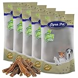 Lyra Pet® 5 kg Rinderdörrfleisch | Naturbelassener Kausnack zahnreinigend | Proteinhaltiges Leckerli für alle Hunde | Getrockneter Kauartikel | Langer Kaugenuss | Reich an Nährstoffen