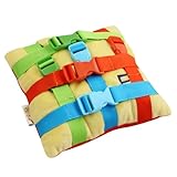 Generisch Sensorisches Schnallenkissen - Lernpuppe | Feinmotorik Spielzeug Pädagogisch, Problemlösung Förderung Kinder Vorschule Kindergarten Entwicklung Aufmerksamkeit Spiel Aktivität