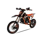 Alfarad Alfarad Cross Bike K3 110ccm 17/14' Dirt Bike 15 PS Dirtbike CrossBike Enduro pocket Pitbike PocketBike Motocross Motorrad Motorbike Motorsport Pit Pocket Vollcross Enduro Grün