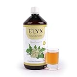 Elyx Bio fermentiertes Getränk (Holunderblüte) 1 L – Probiotika für Darmkur, Darmsanierung & Darmflora-Aufbau - 10 aktive Mikroorganismen für Parasitenkur - Natürlich & Vegan - 3,5 pH Wert
