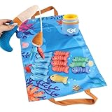 Angelspiel Für Kleinkinder - Vorschule Stoff Angelspiel,Interaktives Lernspielzeug Mit Stapelbechern Sinneswahrnehmung Für Vorschulkinder Wasser Kinder Badewanne Partyschwimmbecken | Lernspielzeug Für