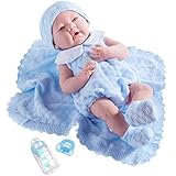 JC TOYS - „Newborn“-Babypuppe, blau (18054)