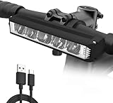 Monkey Home Ahead Frontlicht 1800Lux Superhelle LED Fahrradlampe, 4000 mAh-Akku, USB wiederaufladbare StVZO Standard IPX5 Wasserdicht für Erwachsene Straße, MTB Off-Road Radfahren (2024 Design)