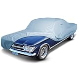 iCarCover Passend für: [Chevy Corvair 2-Türer] 1965–1969 Premium-Vollautoabdeckung, wasserdicht, wetterfest, maßgeschneidert, für den Innen- und Außenbereich, Sonnenschutz, Schneesturm-Schutz,