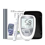 3 in 1 Cholesterin-Monitore, mit großem LCD-Bildschirm, for Heim- Digital-Cholesterin, Blutzucker, Harnsäure