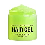 AllDay Locks Braid Gel Extreme Hold Oil Haarspray Ölkontrolle Erfrischend und langanhaltend KhE873 (Green, 7.5X7.5X7cm)