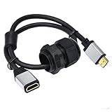 XINgjyxzk Haltbarkeit PVC HDTV Kabelverlängerung 4K 60Hz Videounterstützung Kupferfolienschutz HDTV Verlängerung Für Klaren Ton/Video