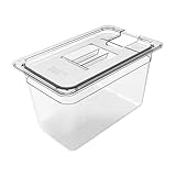 ETUCYNG Sous Vide Behälter PC Vakuumgarschüssel Wassertank Sous Vide Wasserbad Mit Deckel Nicht-haftend Und Spülmaschinengeeignet Für Küchengebrauch Fleisch Marinieren Huhn Rind Steak