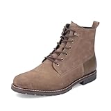 Rieker Herren Schnürstiefel 13730, Männer Stiefel,schnürboots,Kurzstiefel,schnürung,Boots,Winterstiefel,Winterschuhe,braun (64),43 EU / 9 UK
