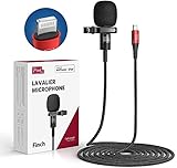 Pixel Lavalier Mikrofon Kompatibel mit iPhone/IPad (Apple MFi-Zertifiziert) für Videoaufnahmen Livestream Vlog YouTube Facebook mit 3m Kabel