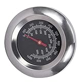 Hochlegierter Stahl, JX 3G 2 Küchenthermometer Barbecue BBQ Genauigkeit M10-Gewinde Grillthermometer Hersteller Direktvertrieb Temperaturmesser für Smoker Camping mit Großem