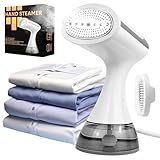 muhogxio Dampfglätter, 1500W & 300ml inkl Steamer Dampfglätter mit Dampfbürste Hemdenbügler Reisebügeleisen bügelpuppe für Unterwegs und zu Hause