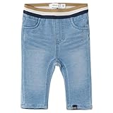 NAME IT Baby - Jungen Nbmsilas Slim Swe Jeans 7025-tr Noos, Light Blue Denim, 68