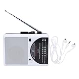 AYNEFY Retro-Kassettenrekorder mit Auto-Reverse-Funktion, Eingebautem Großen Lautsprecher, 3,5-mm-Kopfhöreranschluss für FM AM-Radio, Aufnahme, Wiedergabe, Verwendung Im Haus und