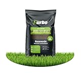 Rasenerde 30L, 100% torffrei, Turbogrün, Mit Startdünger und Rasensand, Ideal für Nachsaat und Neuanlage, Pflanzerde, Rasensubstrat, Erde für Rasen mit Sand