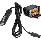 2m Auto Kühlschrank Stromkabel, 12V Ersatz Kühlbox Min-i Kühlschrank Kabel Stecker Draht, Zigarettenanzünder Stecker DC Stromkabel, Auto Kühlschrank Gefrierschrank Ersatz Für Tragbare Auto-Kühlschrank