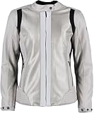 Helstons Lea Air Damen Motorrad Textiljacke, silber/schwarz, M