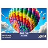 Heißluftballon 300 Teile Erwachsene Spaß Verdicktes Holzpuzzle Stressabbau Lernspiel Spielzeug Intellektuelles Spiel Heimdekoration Entspannung und Intelligenz 300 Stück (40 x 28 cm)