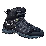 Salewa MS Mountain Trainer Lite Mid Gore-TEX Herren Trekking- & Wanderstiefel, Schwarz (Black/Black), 44 EU