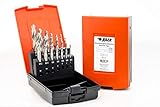 BaerCoil BAER Gewindeschneider Set, M3 - M12, HSSG, Maschinengewindebohrer Sackloch, Kernlochbohrer, Gewindebohrersatz, Gewindeschneidsatz