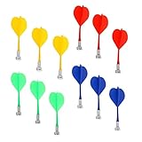 lmoikesz 12 Stück/Set Magnetpfeile Leichte Sicherheits Ersatzpfeile