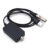 DollaTek HDTV Indoor HD Digital TV Antenne Signalverstärker TV Signalverstärker Erdung Empfänger TV Antennenverstärker ATSC Schwarz
