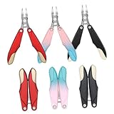 FRCOLOR Nagelzange pediküre pedicure nagelkliper Nagelfeile nagelhautmesser nail files nailcleaner cleanser nail nagelreiniger Bausatz Zehennagel Abs Clipper Fingernagel Nagelklemme rot