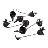 Hethlif Regenkette, Regenfängerkette Regen Rinnenketten Dachrinnen Dekorative Regen Chimes 7,9 Fuß Vögel auf der Tasse Regenkette für Außen -Vintage -Garten Regenwasser Diverter Fängerketten