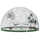 twostronking 360 ° Panoramasicht Bubble Gewächshauszelt Kuppel, Patio Iglu Kuppel, Mit Transparenter Abdeckung, 12 Fuß Im Durchmesser, 10-Stufig Winddicht, Bietet Platz Für 4-7 Personen