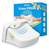 AUVON Kniekissen für Seitenschläfer für schmerzfreien Schlaf, Beinkissen mit Memory-Schaum, atmungsaktiv, Ergonomisches Lagerungskissen zur Unterstützung von Beinen, mit abnehmbarem Schultergurt