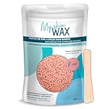 My Skin WAX - Waxing perlen 800g, Hypoallergen, Ohne Streifen, Wachsperlen Haarentfernung für Gesicht, Augenbrauen, Intim Waxing, Brazilian wax, Wachsperlen für Männer, Frauen - Rosa